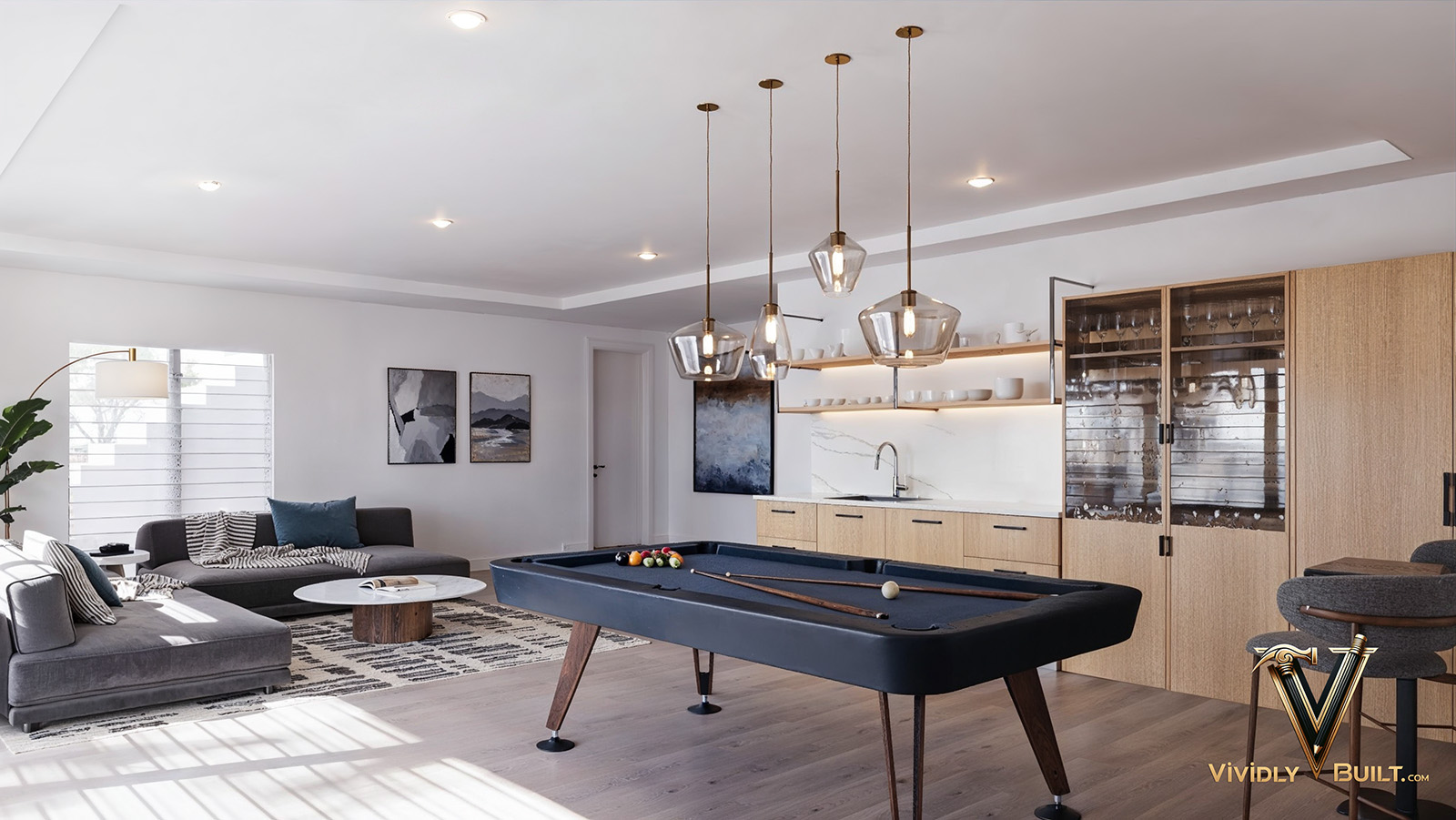 Detached ADU living room